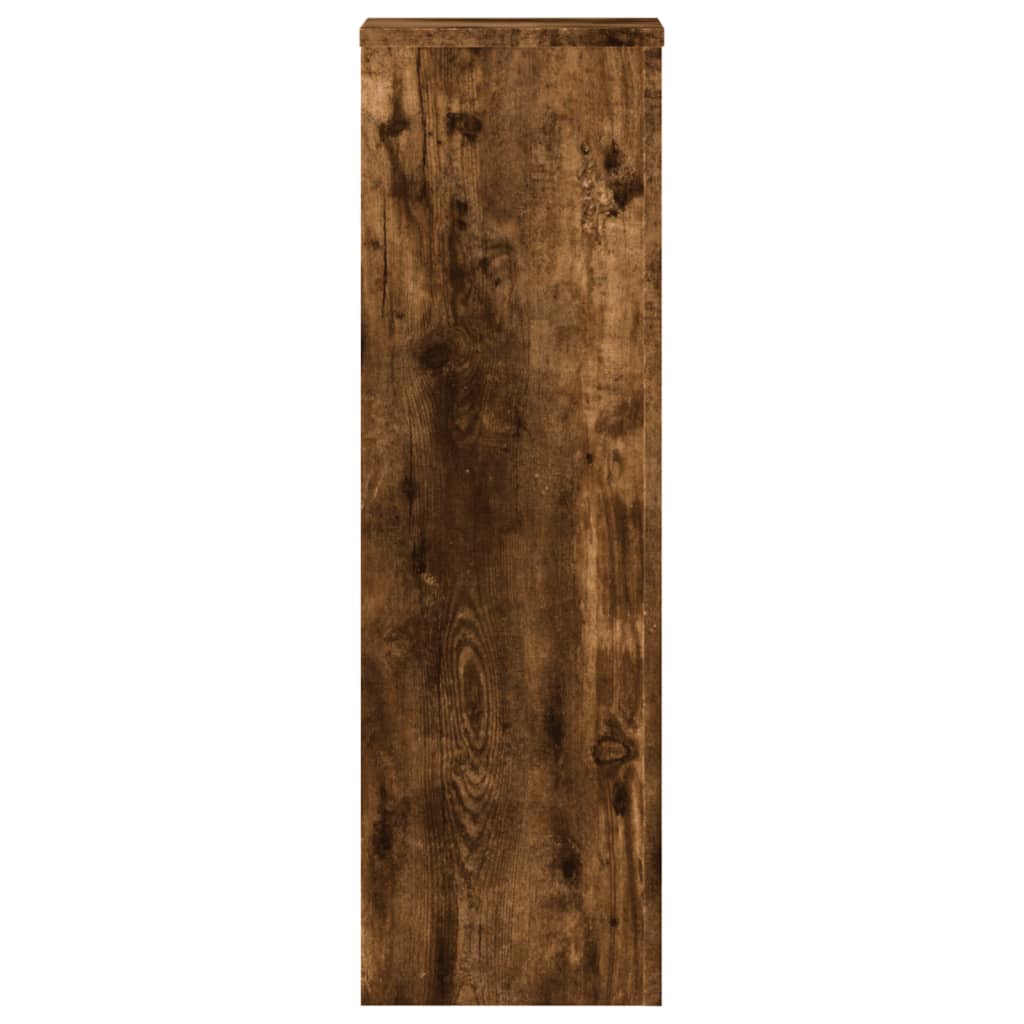 Supporti per Piante 2 pz Rovere 25x25x80 cm Legno Multistrato - homemem39