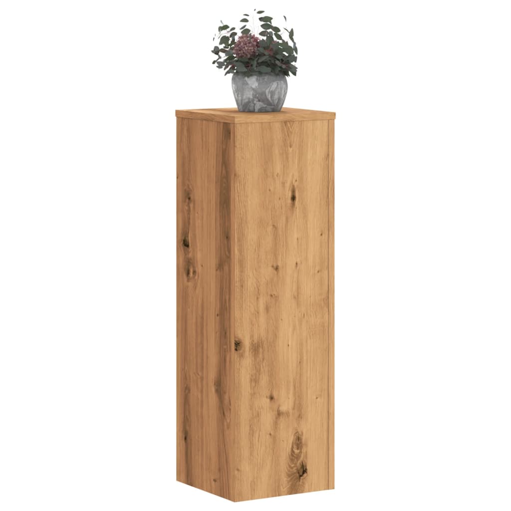 Supporti per Piante 2 pz Rovere 25x25x80 cm in Multistrato - homemem39