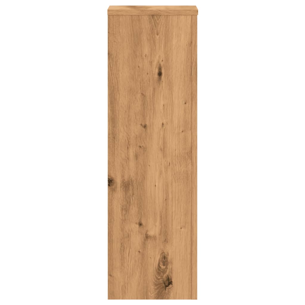Supporti per Piante 2 pz Rovere 25x25x80 cm in Multistrato - homemem39