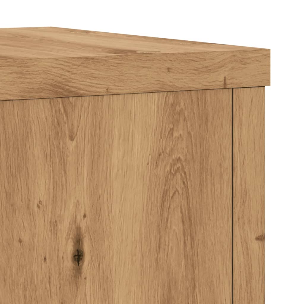 Supporti per Piante 2 pz Rovere 25x25x80 cm in Multistrato - homemem39