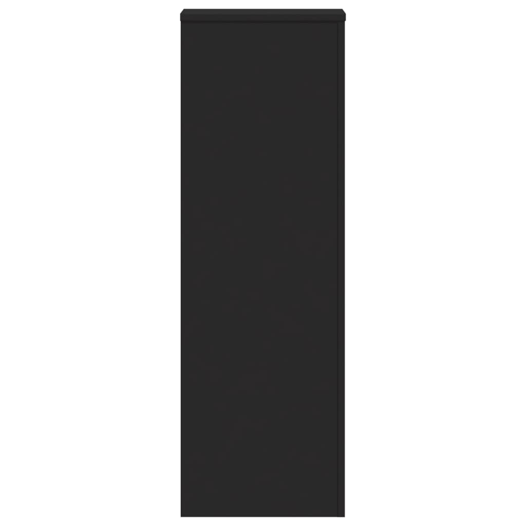 Supporto per Piante Nero 33x33x100 cm in Truciolare - homemem39