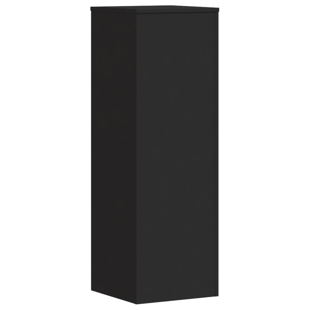 Supporto per Piante Nero 33x33x100 cm in Truciolare - homemem39