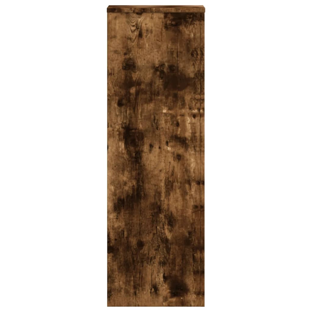 Supporto per Piante Rovere Fumo 33x33x100 cm in Truciolato - homemem39