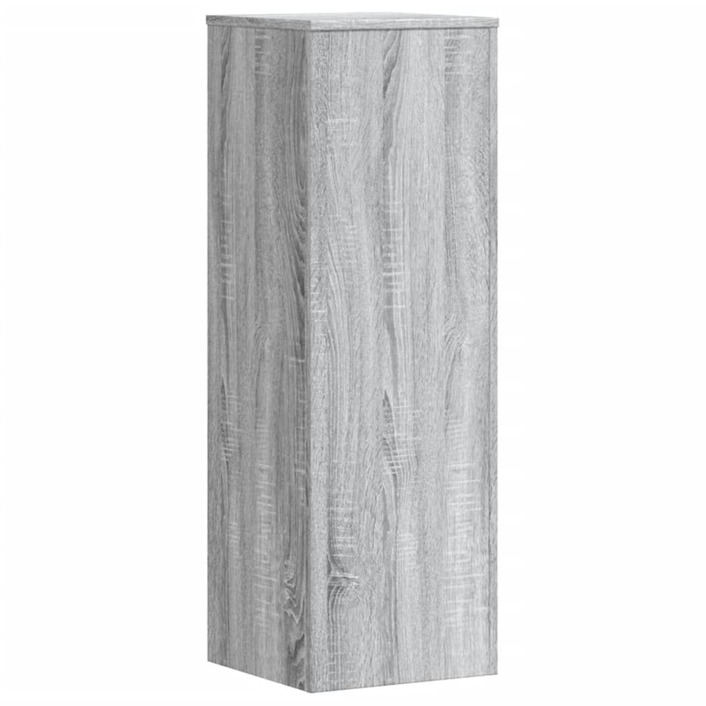 Supporto per Piante Grigio Sonoma 33x33x100 cm in Truciolato - homemem39