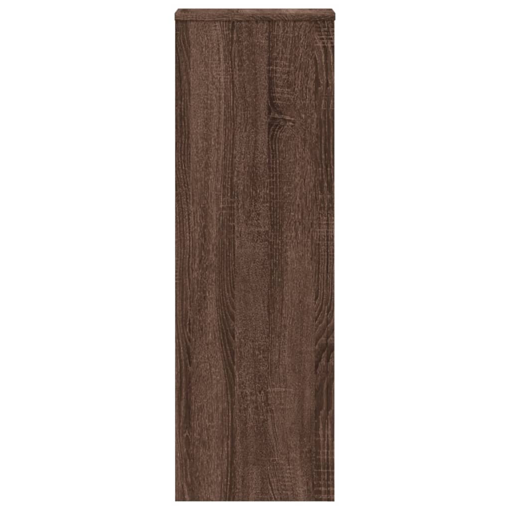 Supporto per Piante Rovere Marrone 33x33x100 cm in Truciolato - homemem39