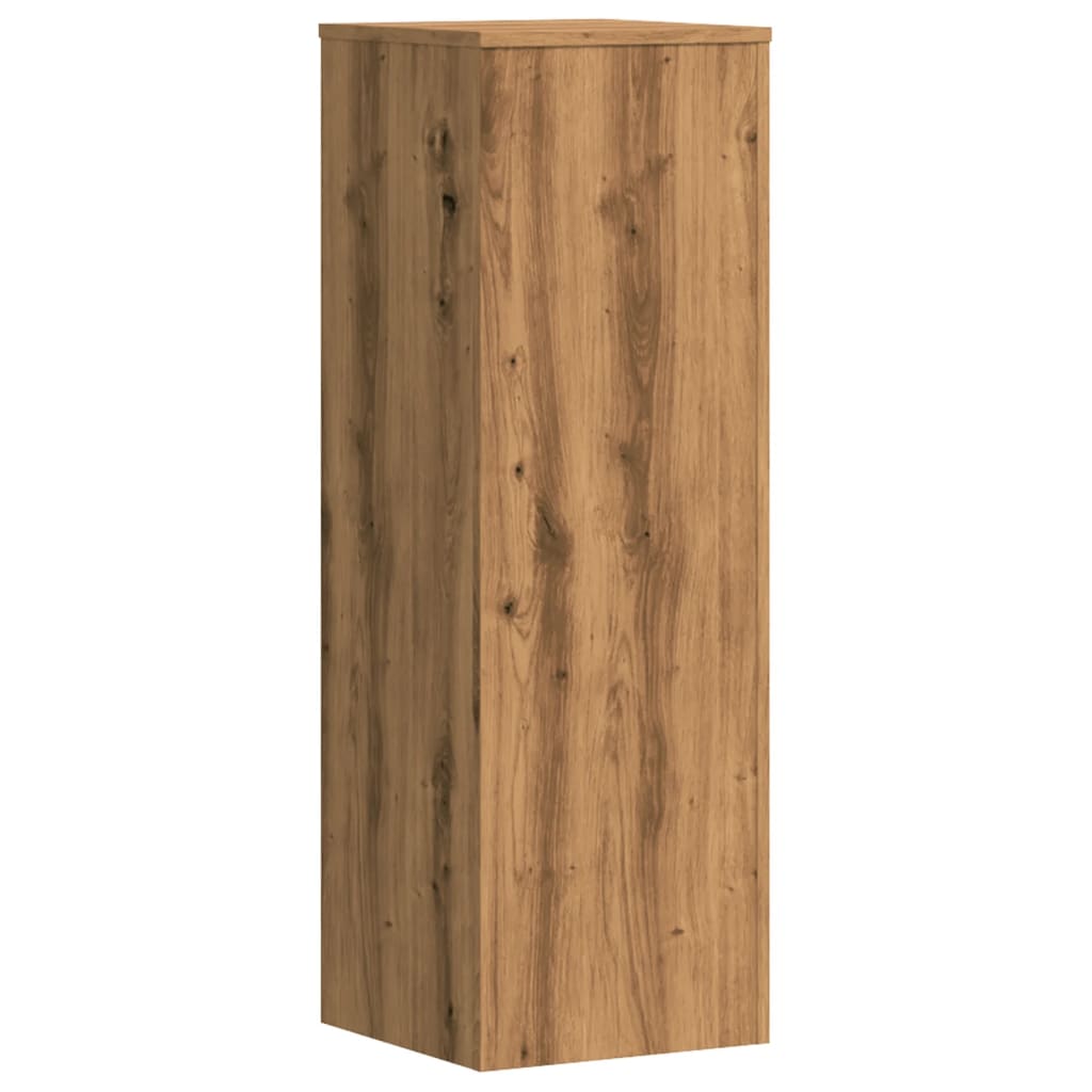 Supporto per Piante Rovere Artigianale 33x33x100 cm Truciolato - homemem39