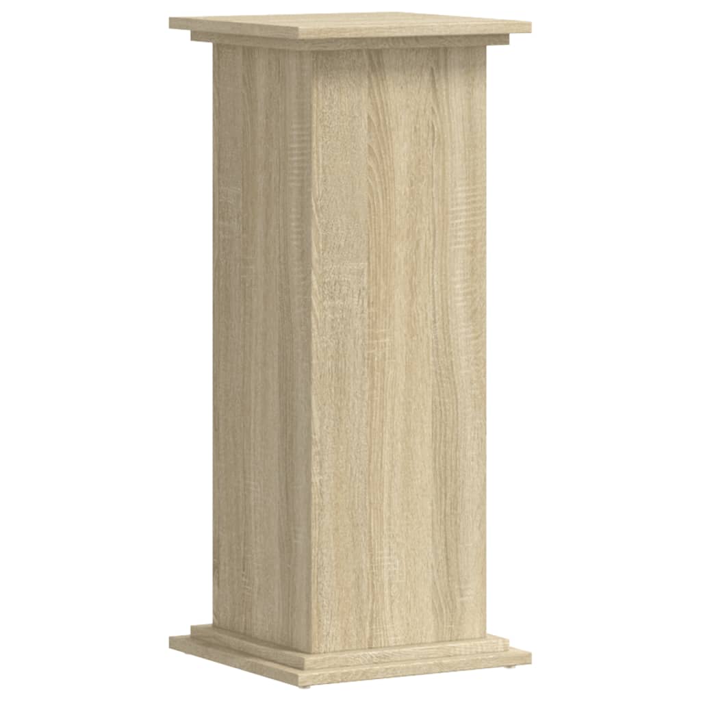 Supporto per Piante Rovere Sonoma 33x33x80 cm Legno Multistrato