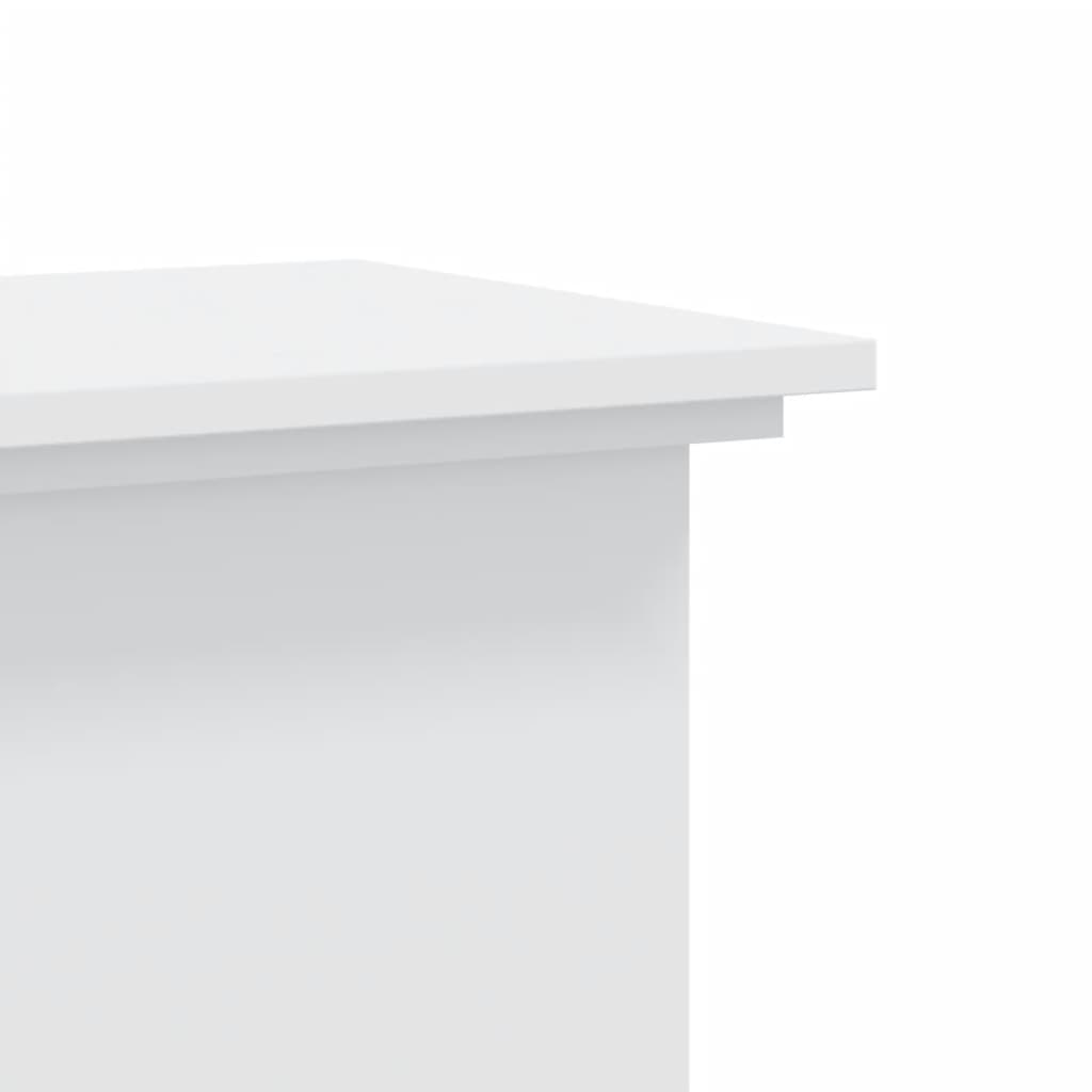 Supporto per Piante Bianco 33x33x100 cm in Truciolato - homemem39
