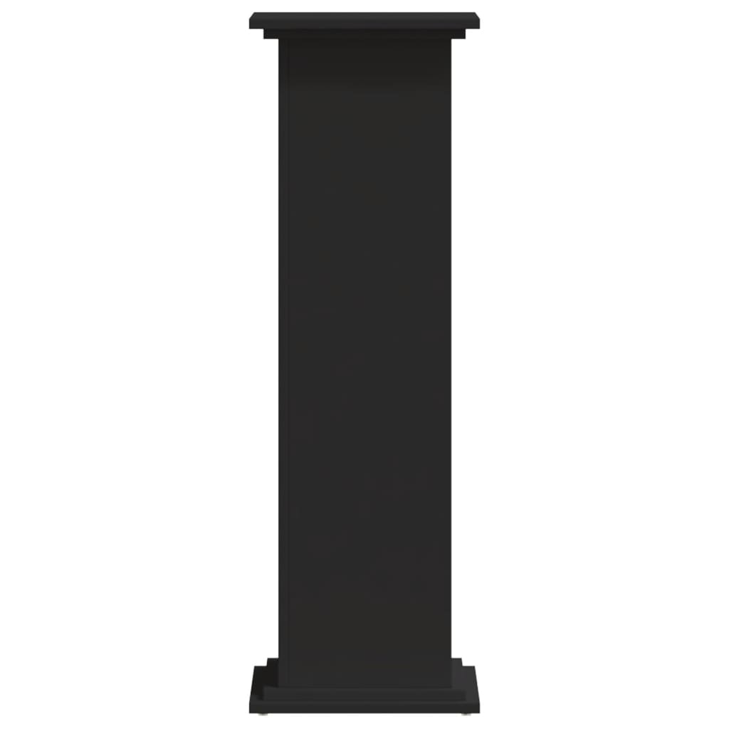 Supporto per Piante Nero 33x33x100 cm in Truciolare - homemem39