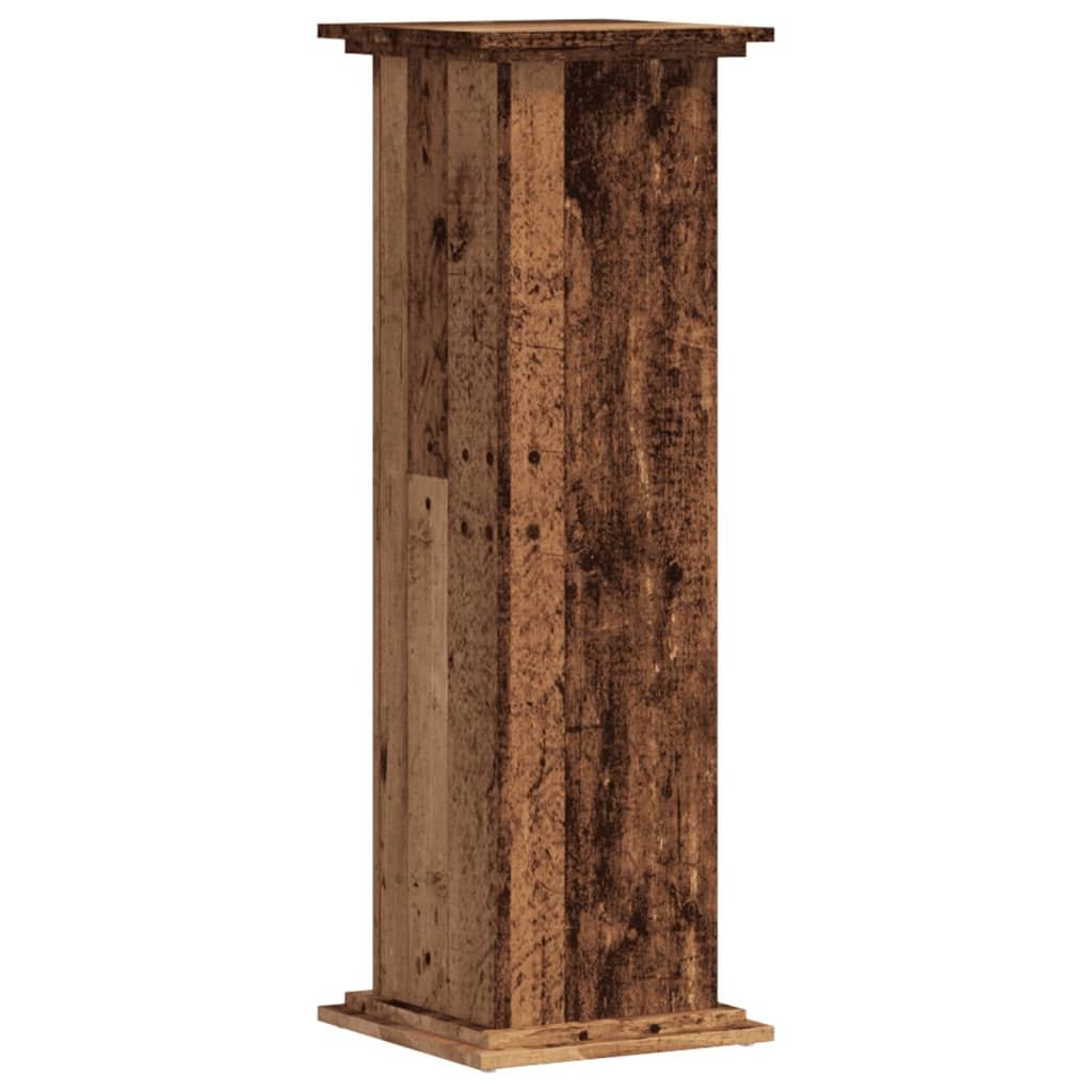 Supporto per Piante Legno Vecchio 33x33x100 cm in Truciolato - homemem39
