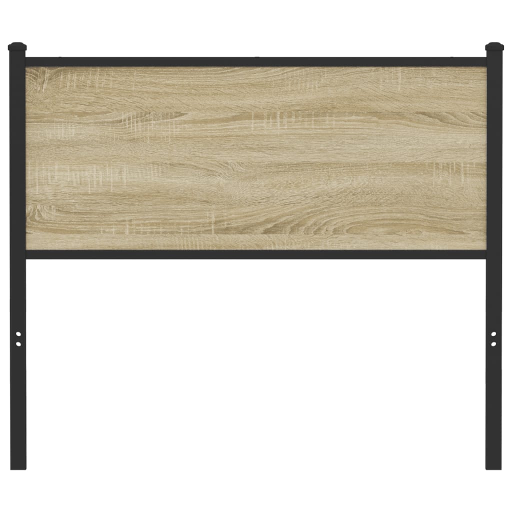 Testiera Sonoma 107 cm in Legno Multistrato e Acciaio