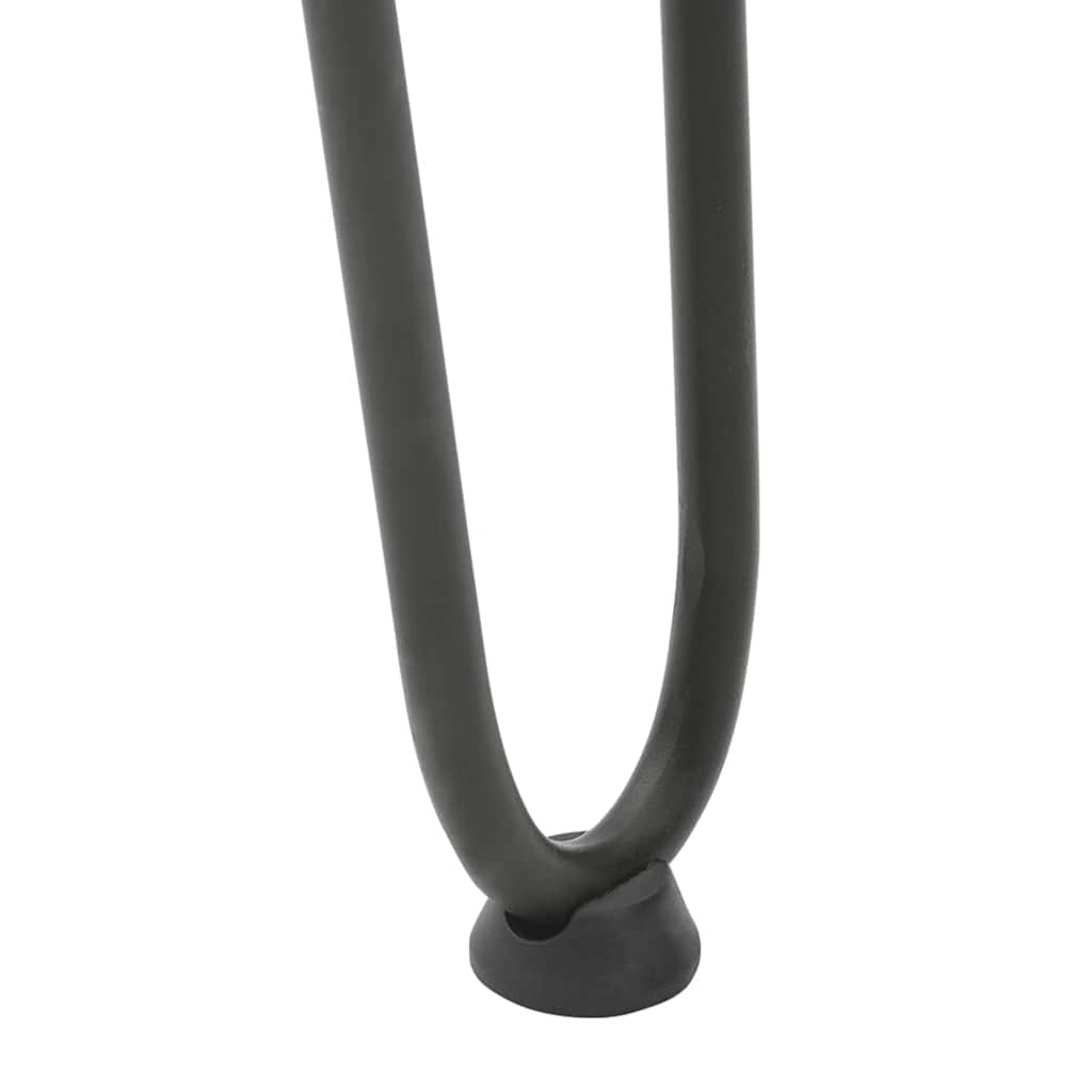Gambe Tavolo a Forcina 4 pz Antracite 42 cm Acciaio Massiccio - homemem39