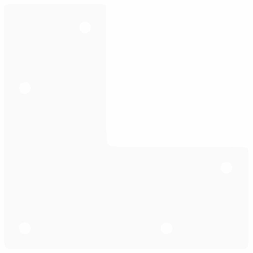 Gambe per Tavolo a Forcina 4 pz Bianco 72 cm Acciaio Massiccio - homemem39