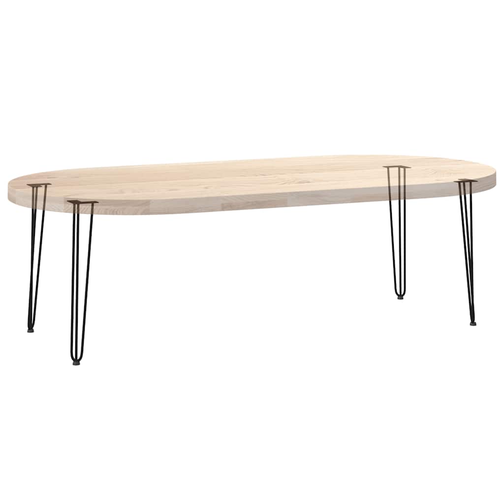 Gambe per Tavolo a Forcina 4 pz Nero 72 cm in Acciaio Massiccio - homemem39