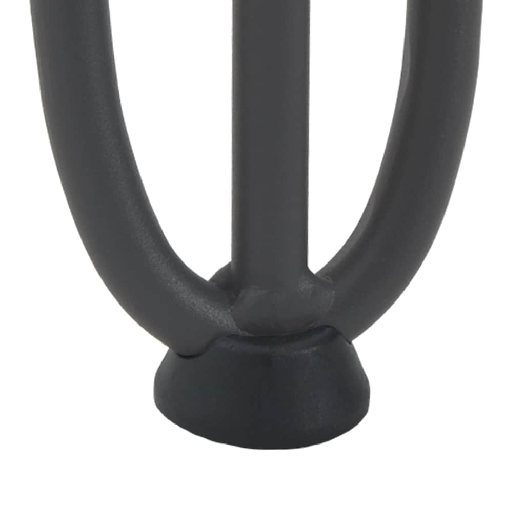 Gambe Tavolo a Forcina 4 pz Antracite 72 cm Acciaio Massiccio - homemem39