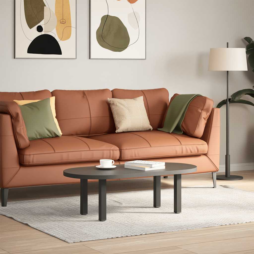 Gambe per Tavolino 4 pz Antracite 30-32 cm Acciaio - homemem39