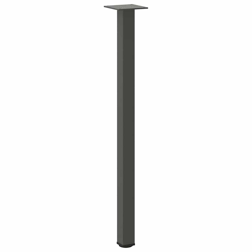 Gambe per Tavolino 4 pz Antracite 72-74 cm in Acciaio - homemem39
