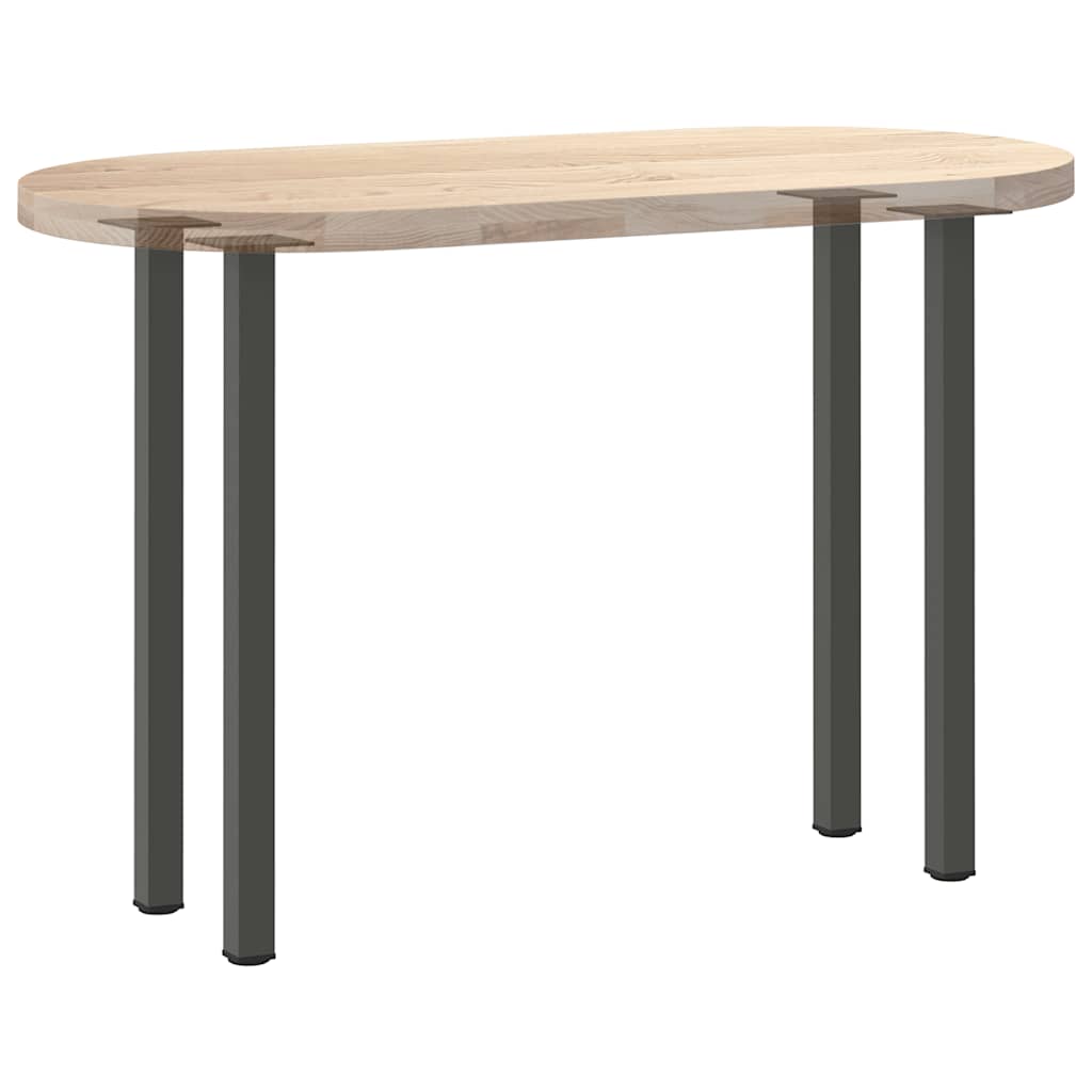 Gambe per Tavolino 4 pz Antracite 72-74 cm in Acciaio - homemem39