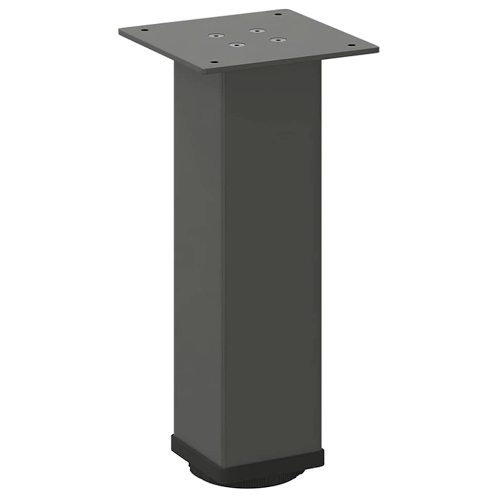 Gambe per Tavolino 4 pz Antracite 42-44 cm in Acciaio - homemem39