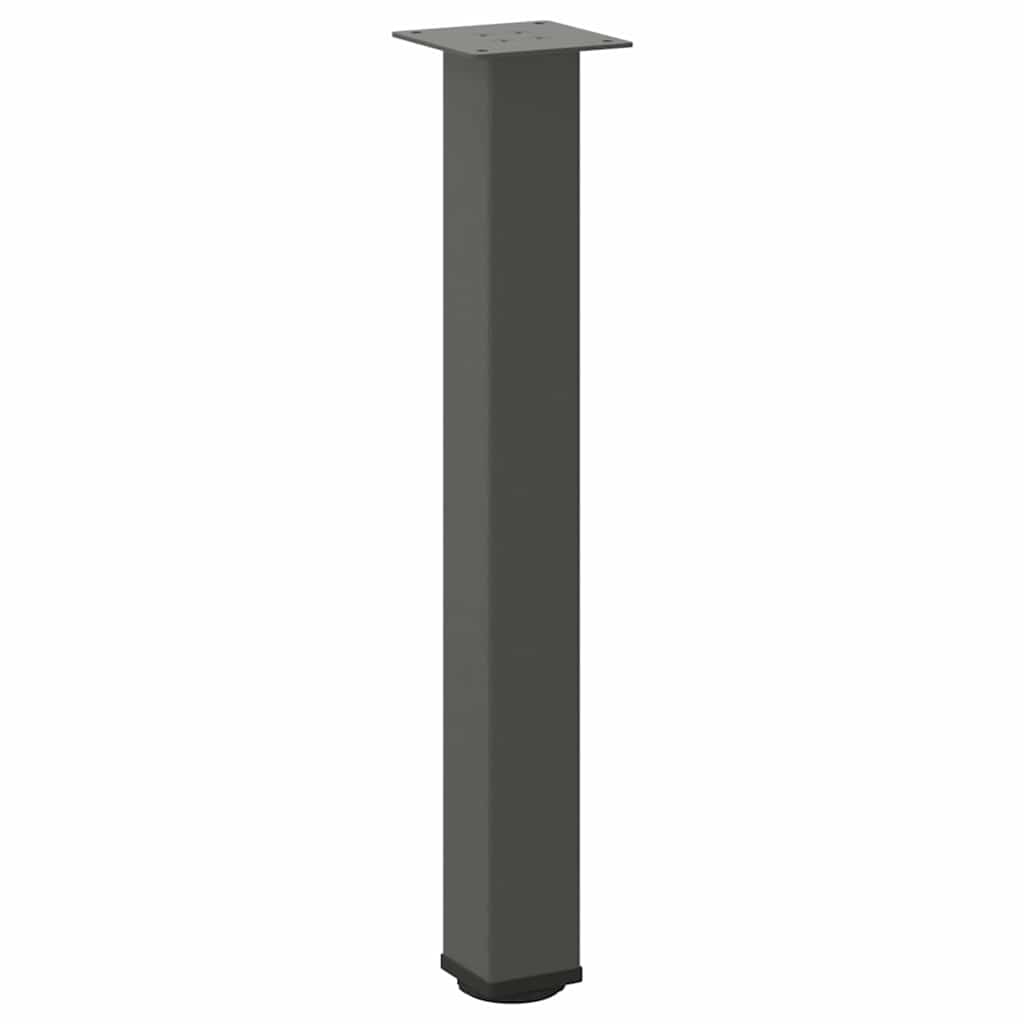 Gambe per Tavolino 4 pz Antracite 72-74 cm in Acciaio - homemem39