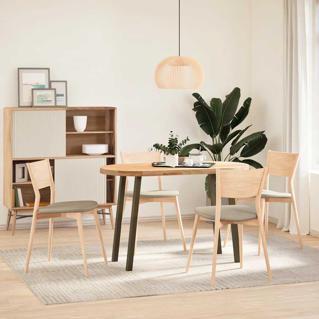 Gambe per Tavolino 4 pz Acciaio Naturale 72 cm in Acciaio - homemem39