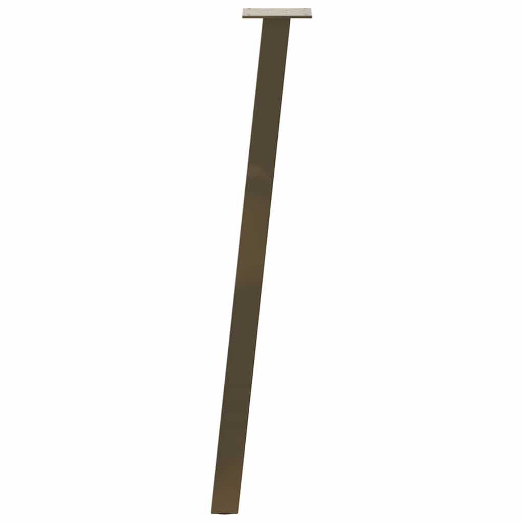 Gambe per Tavolino 4 pz Acciaio Naturale 72 cm in Acciaio - homemem39