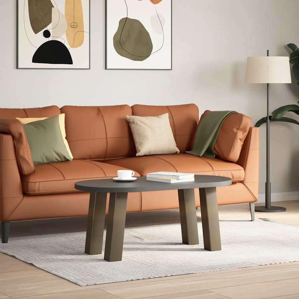 Gambe per Tavolino 4 pz Acciaio Naturale 30 cm in Acciaio - homemem39