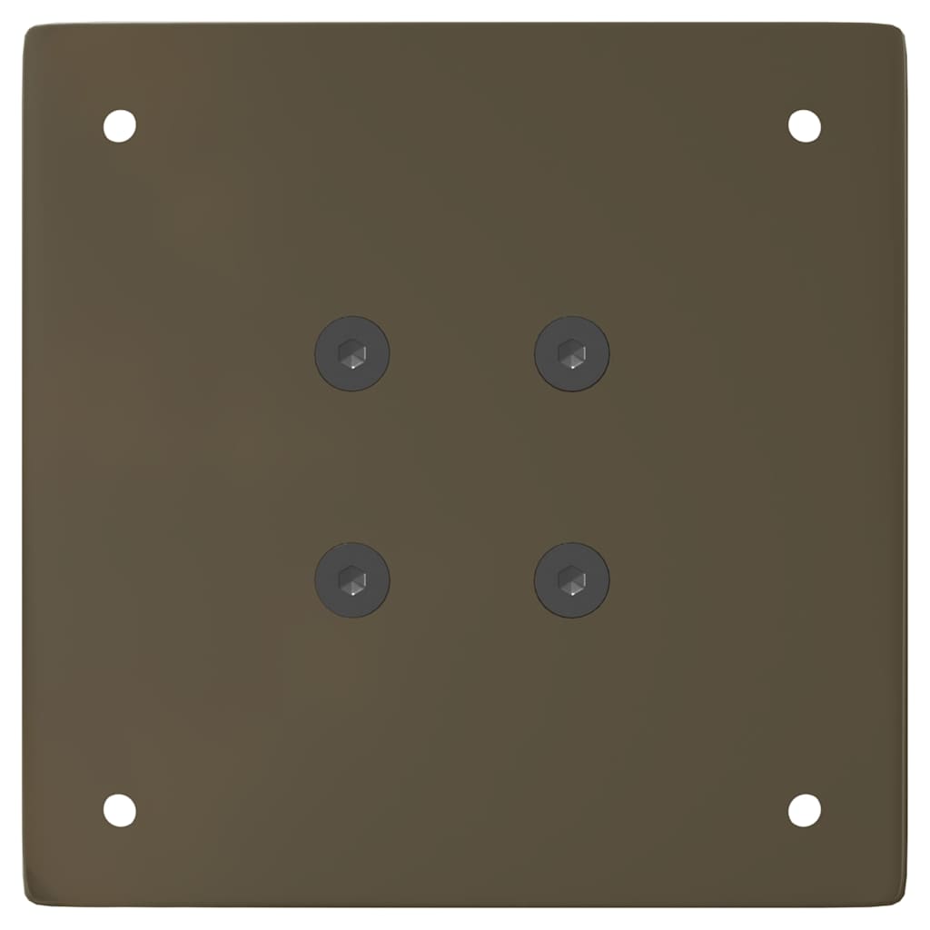 Gambe per Tavolino 4 pz Acciaio Naturale 30 cm in Acciaio - homemem39