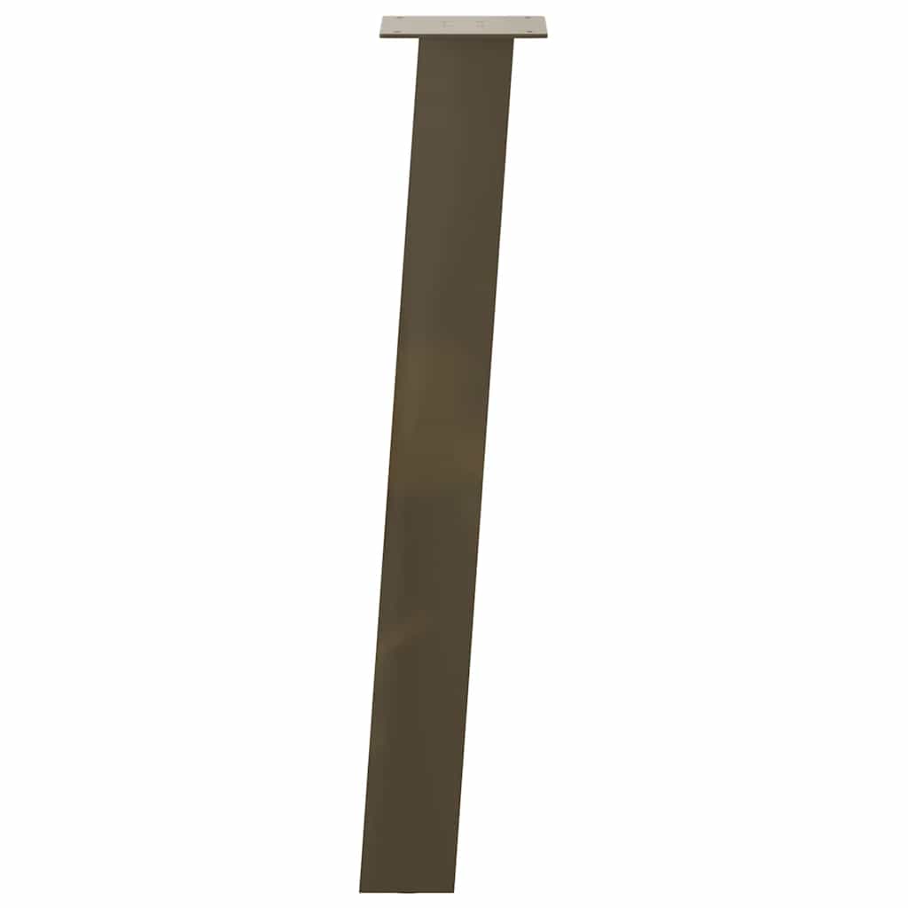 Gambe per Tavolino 4 pz Acciaio Naturale 72 cm in Acciaio - homemem39