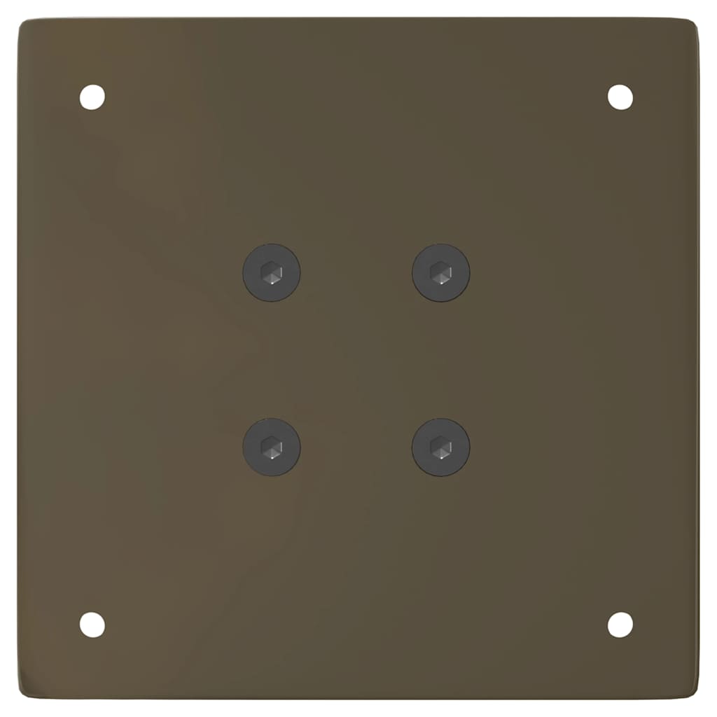 Gambe per Tavolino 4 pz Acciaio Naturale 72 cm in Acciaio - homemem39