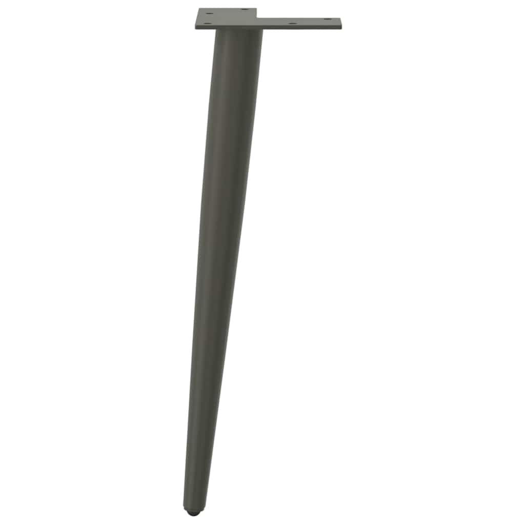 Gambe per Tavolino da Caffè Forma Conica 4 pz Antracite 42-43 cm Acciaio - homemem39