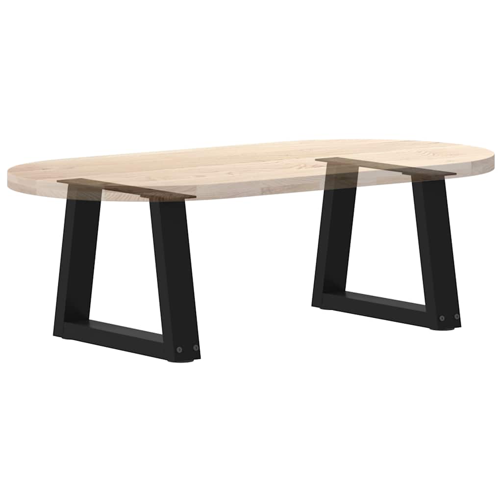 Gambe per Tavolo da Pranzo a V 2 pz Nero 30x(30-31,3)cm Acciaio - homemem39