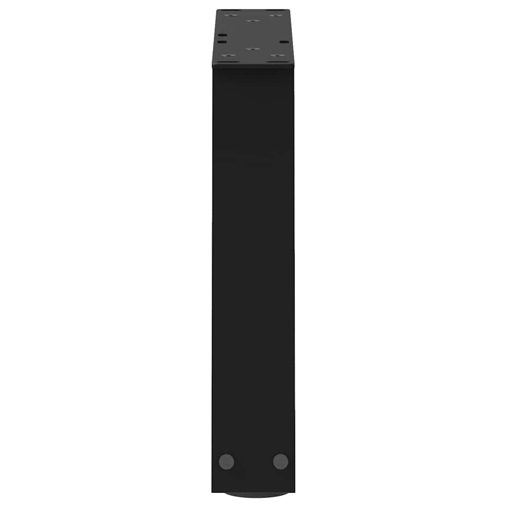 Gambe per Tavolo da Pranzo a V 2 pz Nero 40x(30-31,3)cm Acciaio - homemem39