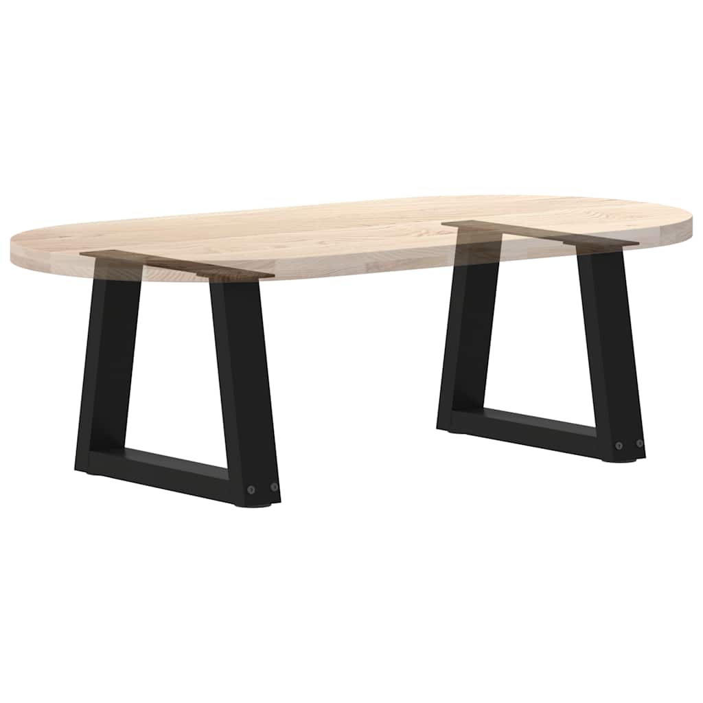 Gambe per Tavolo da Pranzo a V 2 pz Nero 40x(30-31,3)cm Acciaio - homemem39