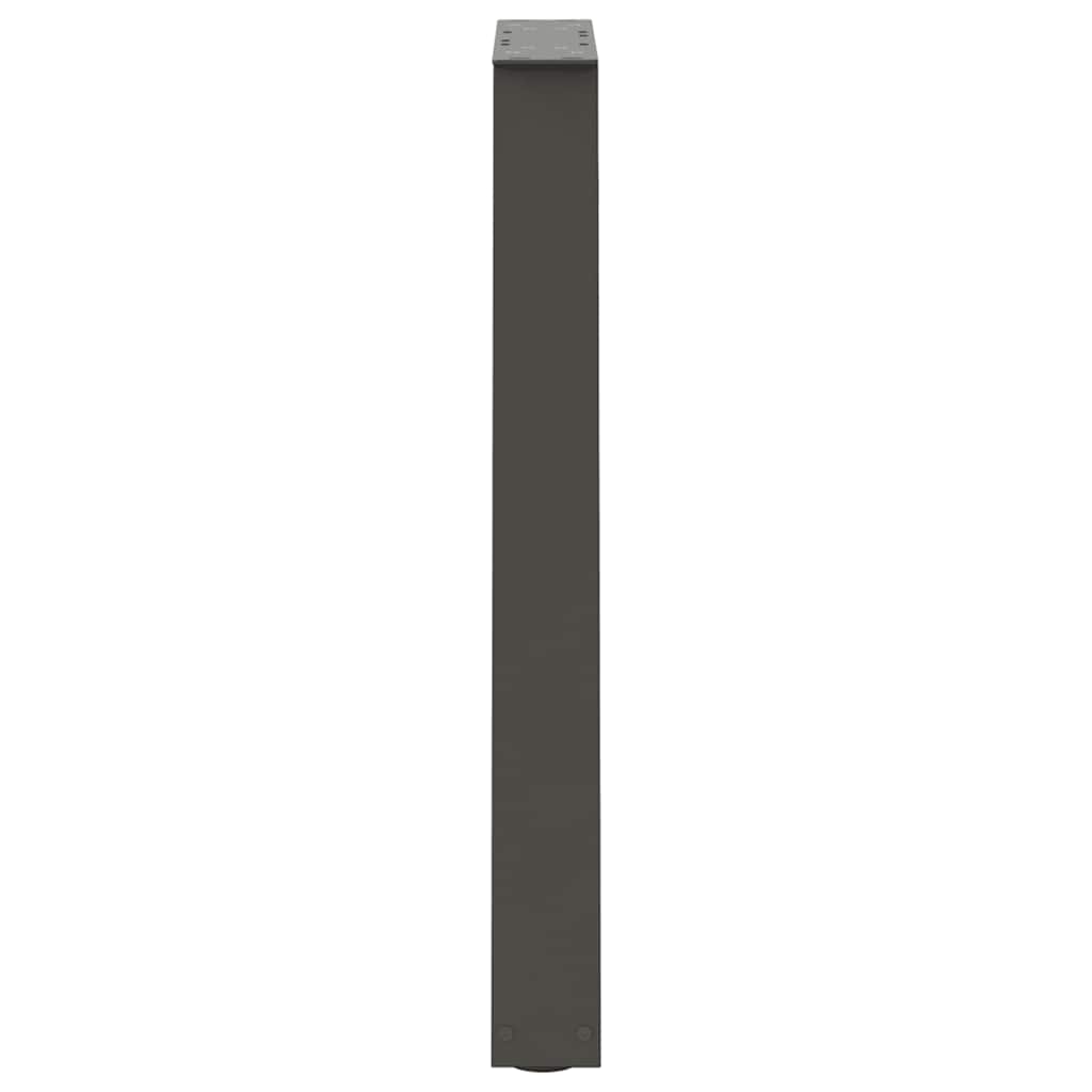 Gambe Tavolino Caffè a V 2 pz Antracite 50x(72-73)cm in Acciaio - homemem39