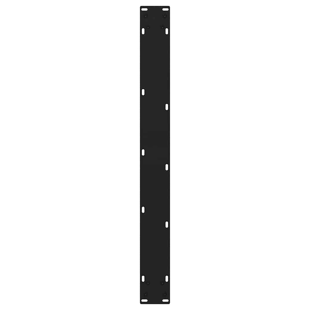 Gambe per Tavolo da Pranzo a V 3 pz Nero 70x(72-73,3)cm Acciaio - homemem39