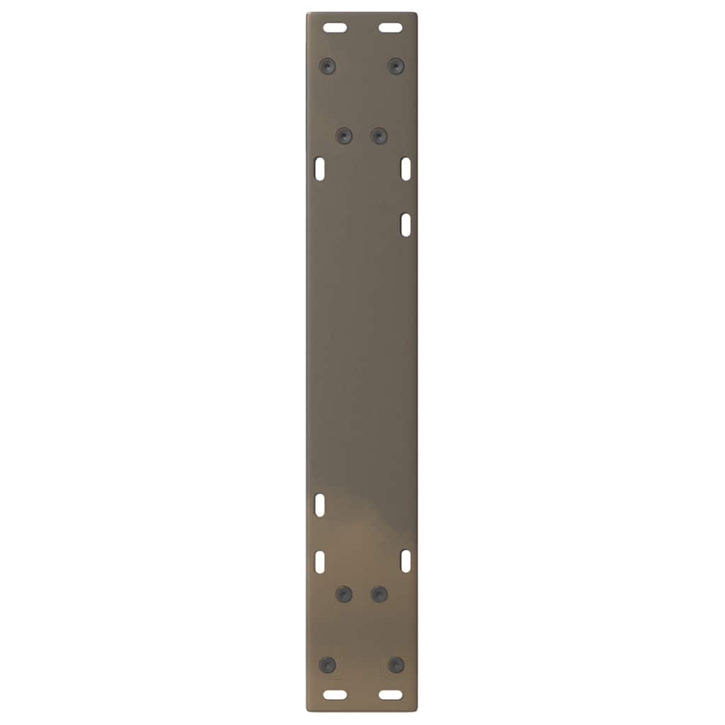 Gambe per Tavolo da Pranzo 2 pz Naturale 50x(72-73,3)cm Acciaio - homemem39