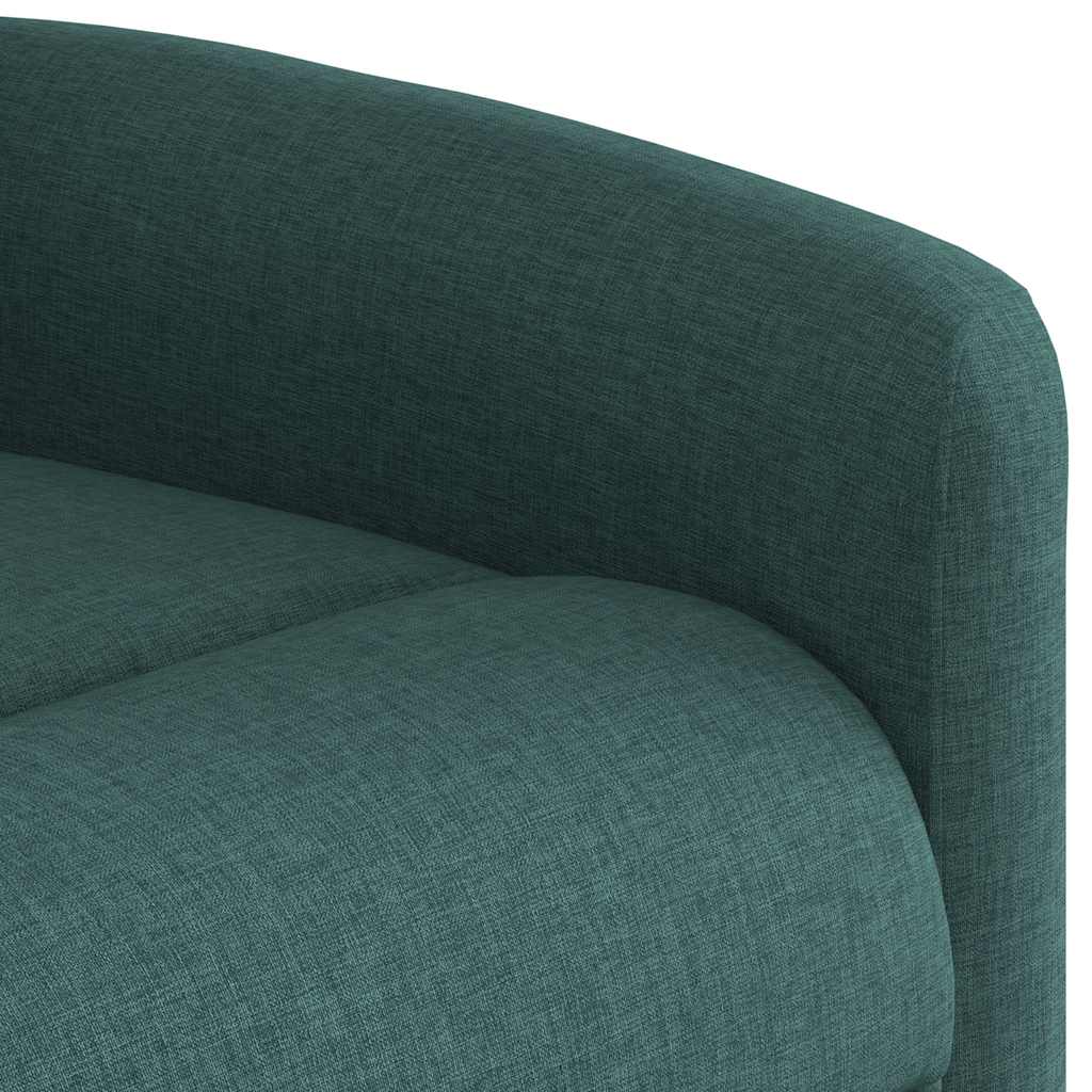 Poltrona Elettrica Reclinabile Verde Scuro in Tessuto | homemem39