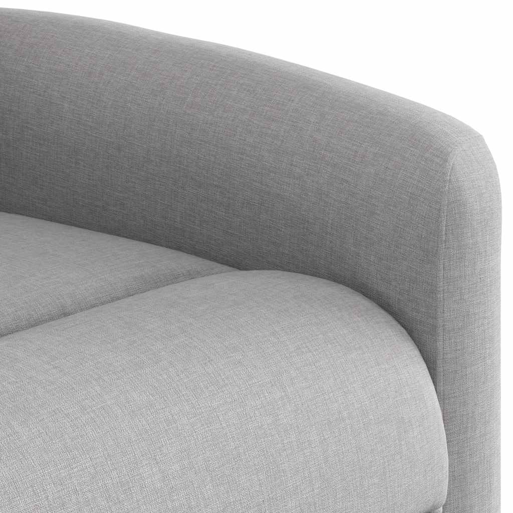 Poltrona Elettrica Reclinabile Grigio Nuvola in Tessuto | homemem39