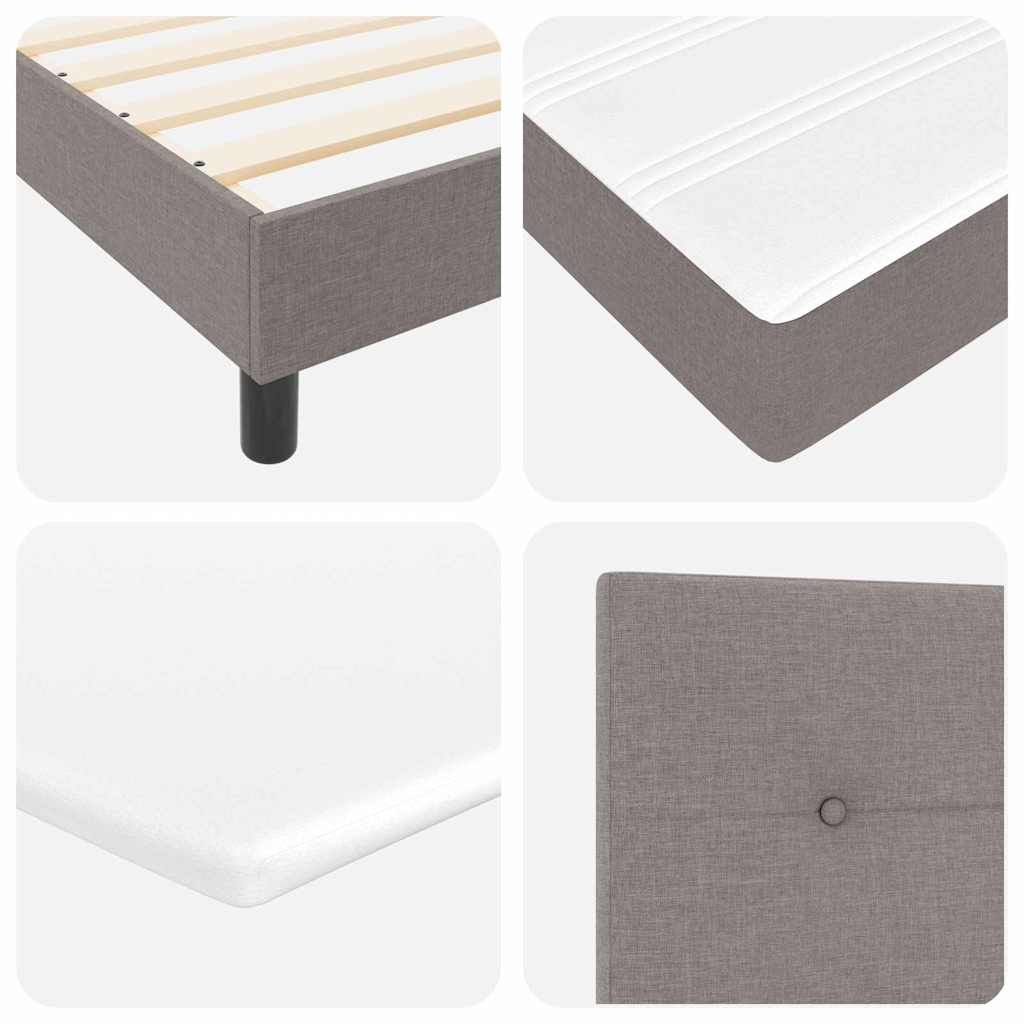 Letto a molle con testiera Talpa 160 x 200 cm Tessuto | homemem39