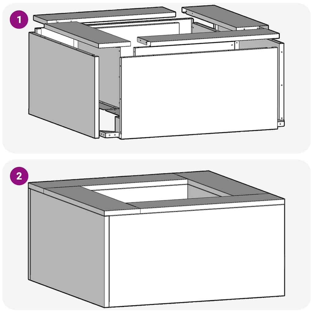 Focolare Nero 80 x 80 x 40 cm Acciaio laminato a freddo