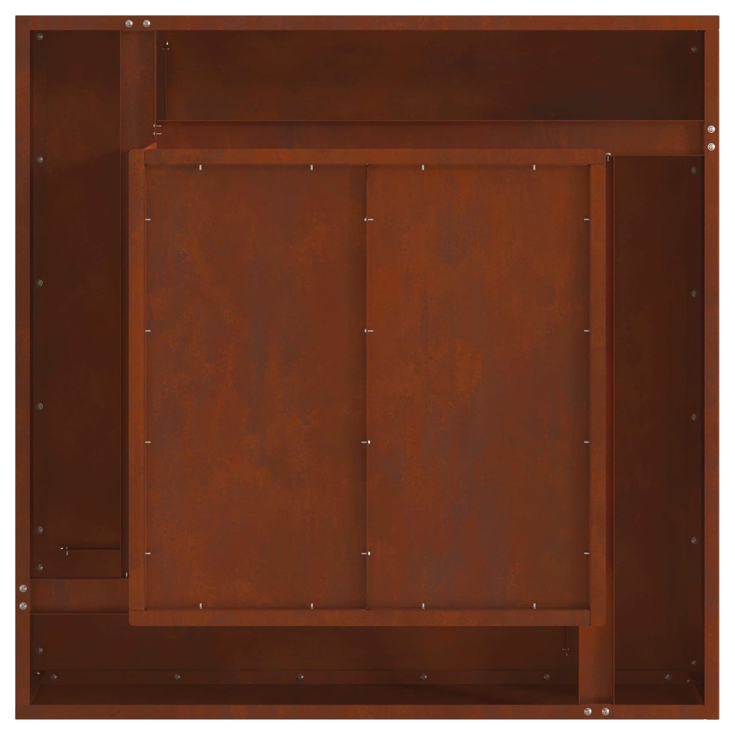 Focolare Marrone 80 x 80 x 40 cm | homemem39