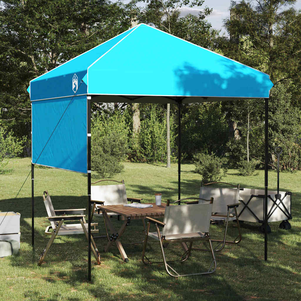 Tenda Gazebo 194 x 194 x 251 cm Blu Tessuto - homemem39