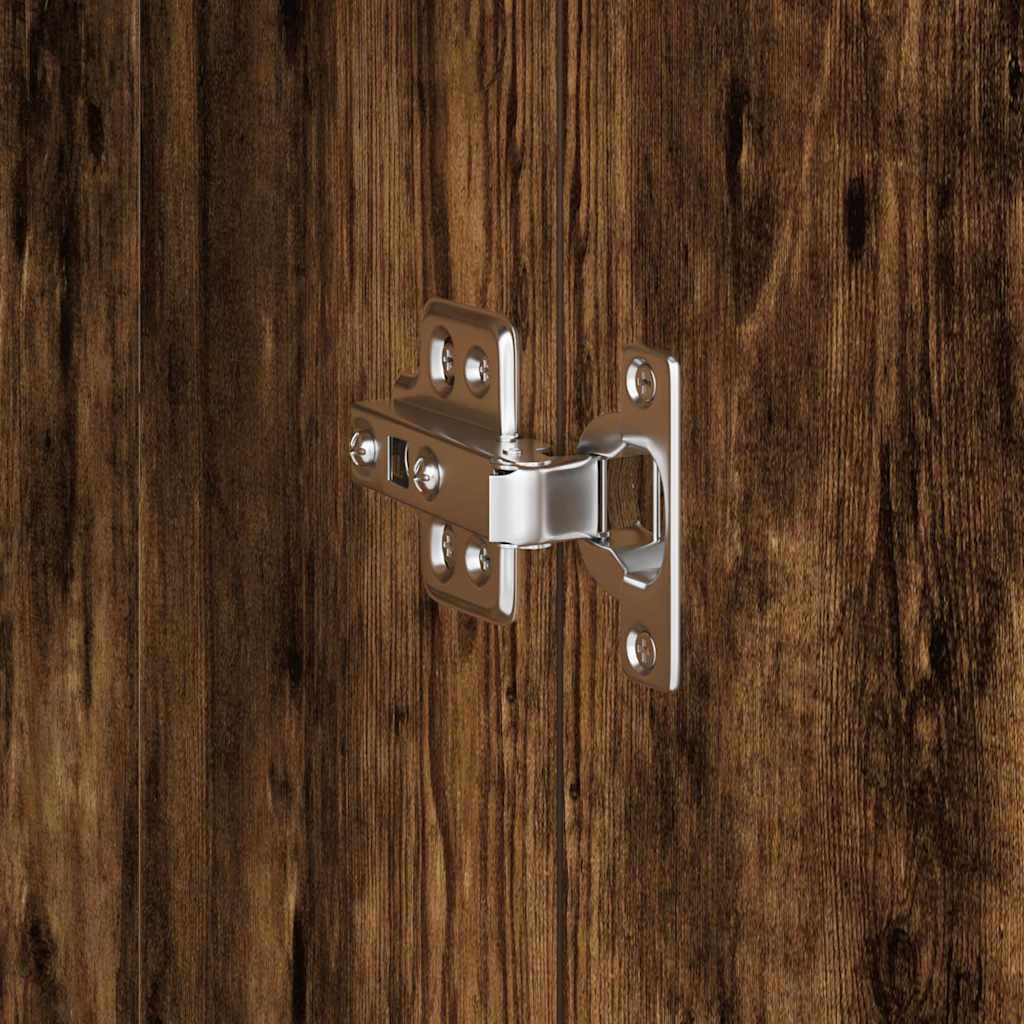 Highboard Rovere fumo 31,5 x 32 x 124 cm Legno multistrato