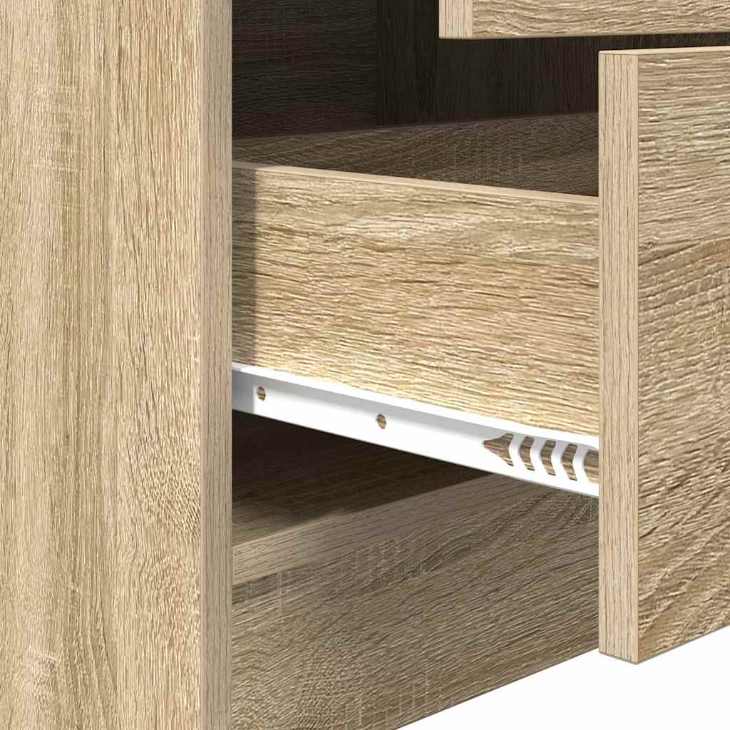 Credenza rovere sonoma 45.5 x 34 x 127 cm Legno multistrato