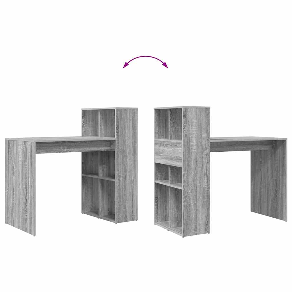 Scrivania Grigio Sonoma Legno ingegnerizzato