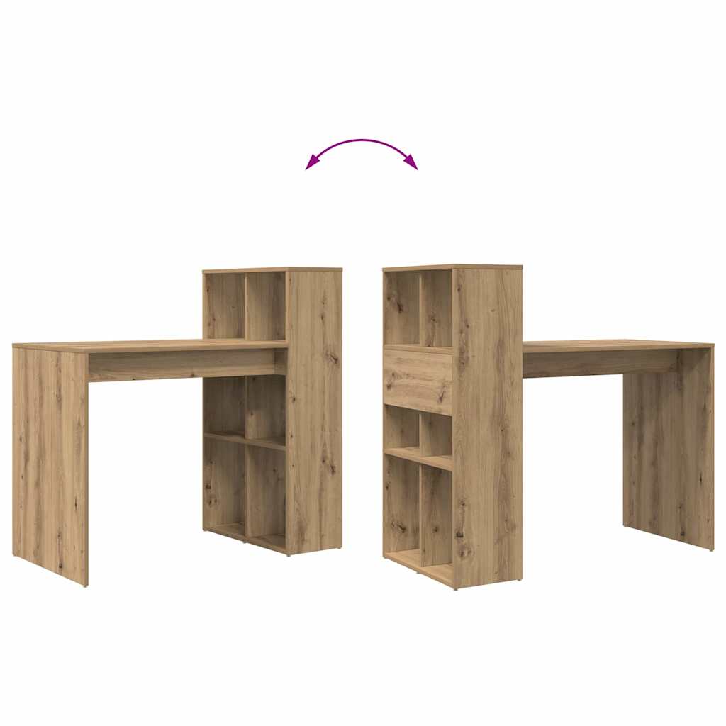 Scrivania Rovere artigianale Legno ingegnerizzato
