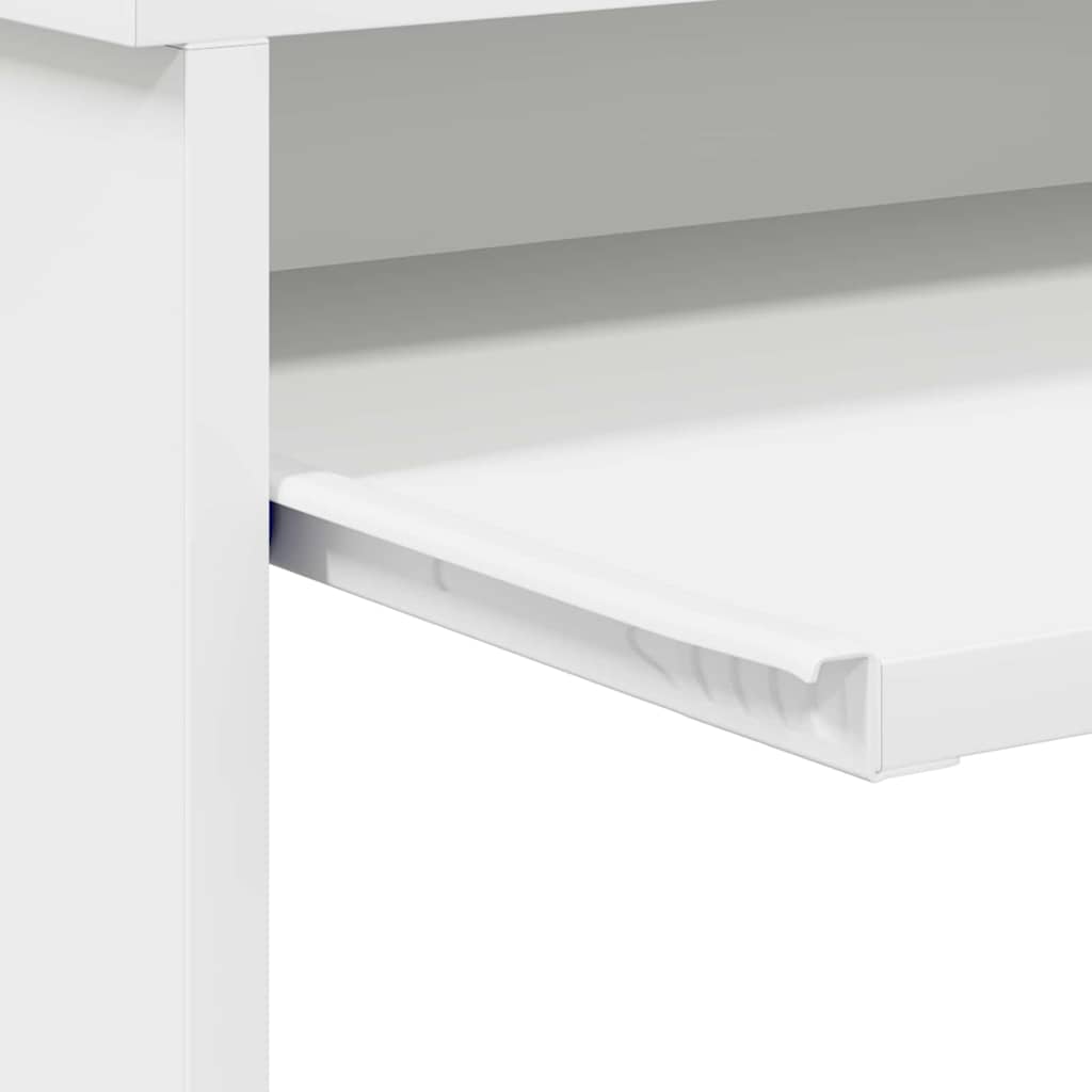 Scrivania Bianco 106 x 41 x 88.5 cm Legno multistrato | homemem39