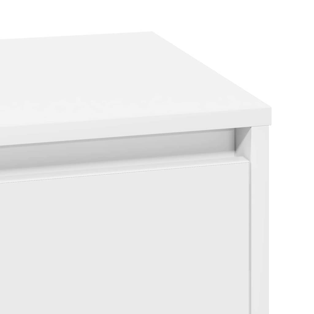 Armadio da Notte Bianco 39 x 34,5 x 50 cm Legno ingegnerizzato