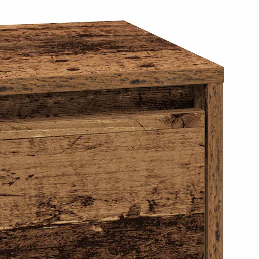 Armadio da Notte con cassetto Legno vecchio 39 x 34,5 x 65 cm | homemem39